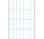 Etiquette HERMA 2360 13x40mm blanc 896 pièces