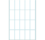 Etiket HERMA 2400 19x40mm wit 640 stuks