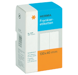 Etiquette affranchissement HERMA 4328 130x40mm 250x2 pcs