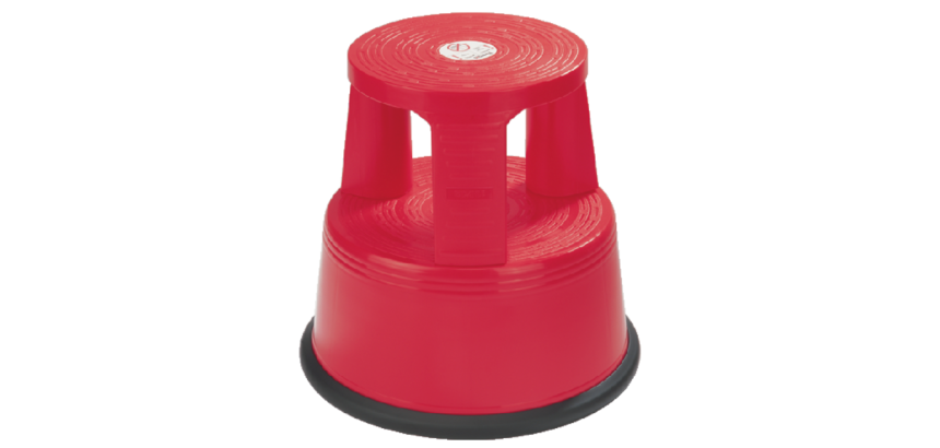 Opstapkruk Desq 420mm kunststof rood