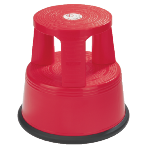 Tabouret Desq 42cm plastique rouge