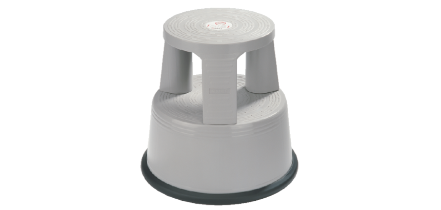Desq Stool 42cm gray plastic