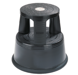 Tabouret Desq 42cm plastique noir