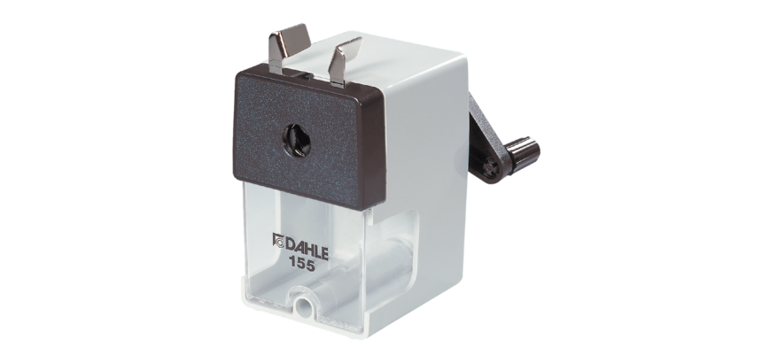 Taille-crayon manuel Dahle 155 plastique gris