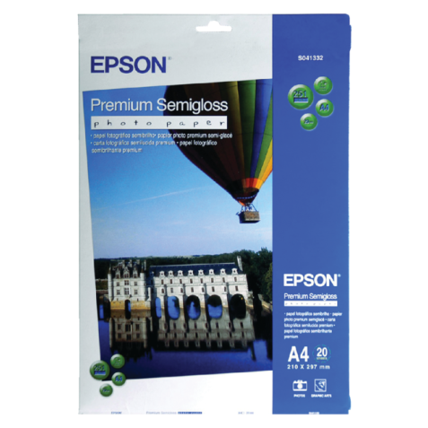 Epson Premium Semigloss Photo Paper - Fotopapier - 20 Blatt - A4