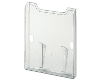 Wandelement für Prospekthalter A4, vertikal, Exacryl