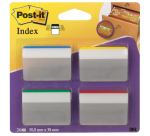 Post-it bookmarks 686 38x50.8mm strong curved assorted 24 pieces