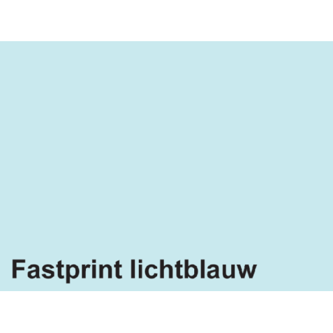 Receptpapier Fastprint A6 80gr lichtblauw 2000 vel