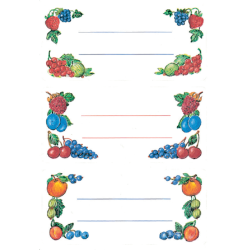 DE_Etiquettes de cuisine diverses baies, 76 x 35 mm