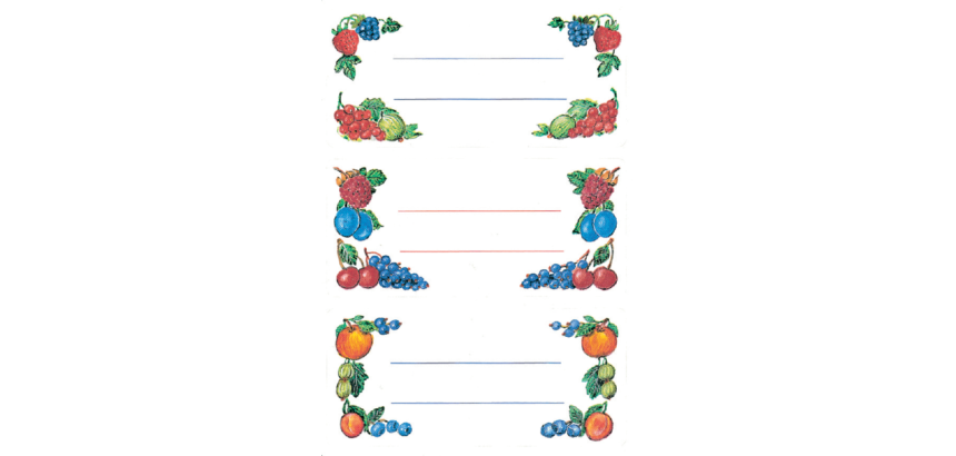 Etiquette de cuisine HERMA 3784 Baies 12 pcs