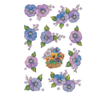 Etiquette HERMA 3818 Pensées violettes