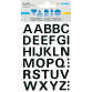 Etiquette HERMA 4163 lettres A-Z noir 15mm
