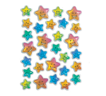 Etiquette HERMA 5219 Etoiles multicolores 3D