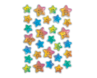 HERMA 5219 Multicolored 3D Stars Labels