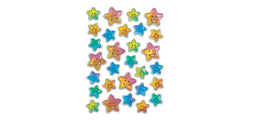 HERMA 5219 Multicolored 3D Stars Labels