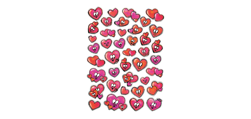 HERMA 5371 Labels Hearts with 3D Eyes