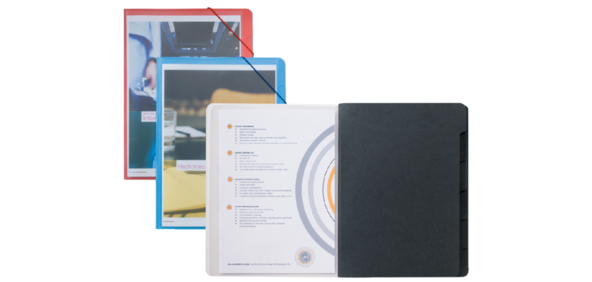 Trieur Djois A4 6 Register 250g schwarz