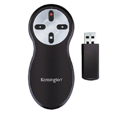 Kensington si600 wireless presenter with laser pointer presentation remote control - black