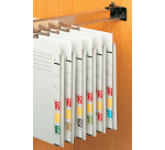 Dossier suspendu Djois Clipex Secolor A4 latéral bleu