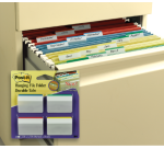 Post-it bookmarks 686 38x50.8mm strong curved assorted 24 pieces