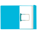 Clipex Secolor-A4-Mappe aus 100% recyceltem Karton, 250g, blau