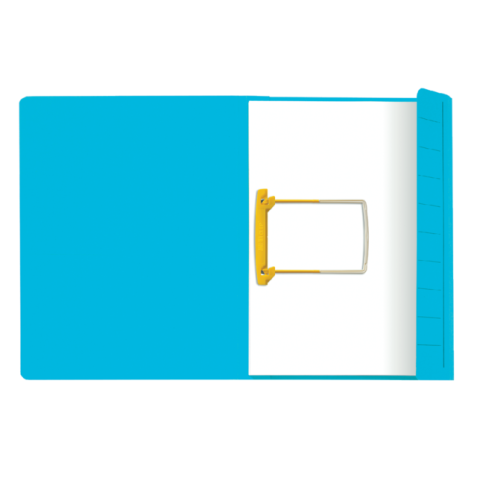 Dossier Clip Secolor A4 100% carton recyclé 250g bleu