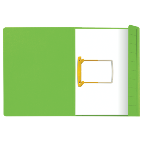 Dossier Clip Secolor A4 carton 100% recyclé 250g vert 10 pièces