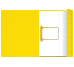 Chemise Clip Secolor A4 carton 100% recyclé 250g jaune 50 pièces