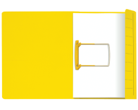 Chemise Clip Secolor A4 carton 100% recyclé 250g jaune 10 pièces