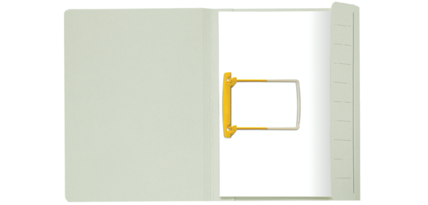 Secolor Clip Folder A4 100% Recycled Cardboard 250g Grey 50 Pieces