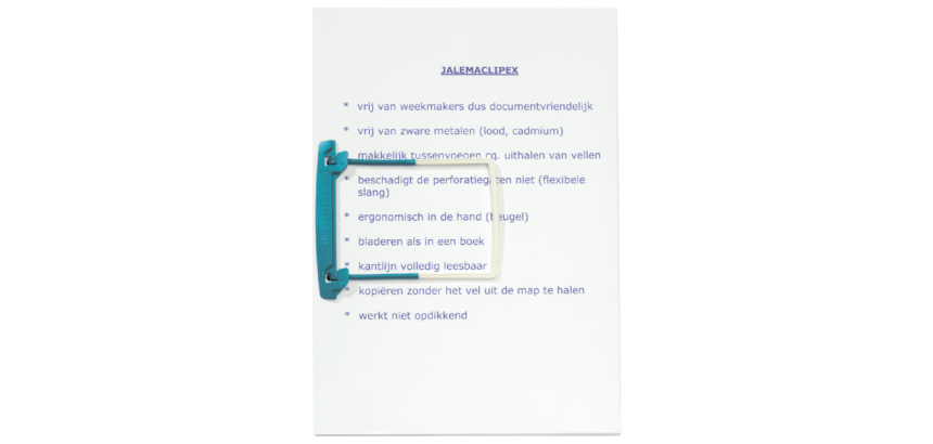 Mécanisme de reliure Djois JalemaClipex pétrole 10 pièces