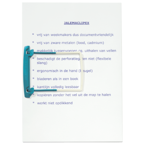 Mécanisme de reliure Djois JalemaClipex pétrole 10 pièces