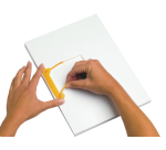 Mécanisme de reliure Djois JalemaClip Stick-up jaune AC 10 pièces