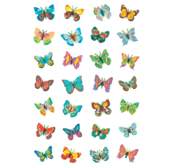 Etiquette HERMA 6819 Papillons film scintillant