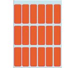 Etiquette HERMA 3652 12x34mm rouge 90 pièces