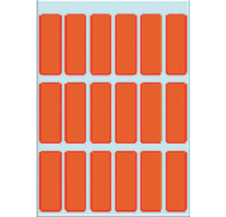 Etiket HERMA 3652 12x34mm rood 90 stuks