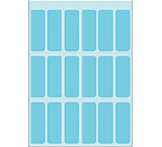 Etiquette HERMA 3653 12x34mm bleu 90 pièces