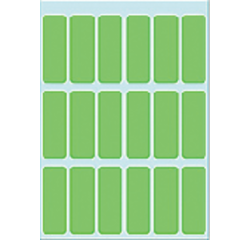 Etiquette HERMA 3655 12x34mm vert 90 pièces