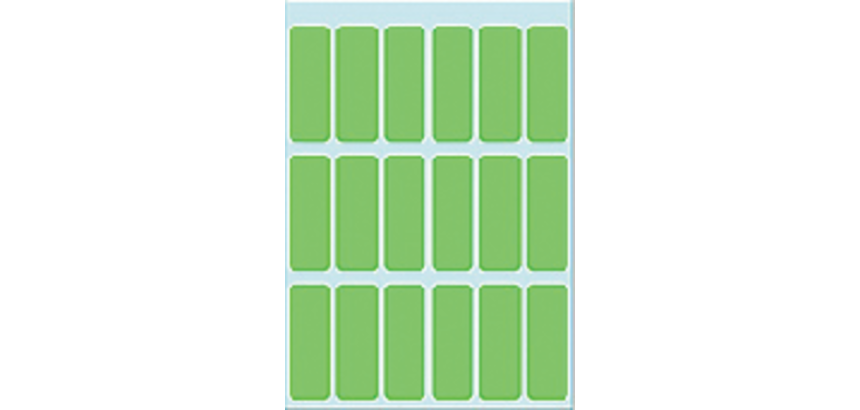Etiquette HERMA 3655 12x34mm vert 90 pièces