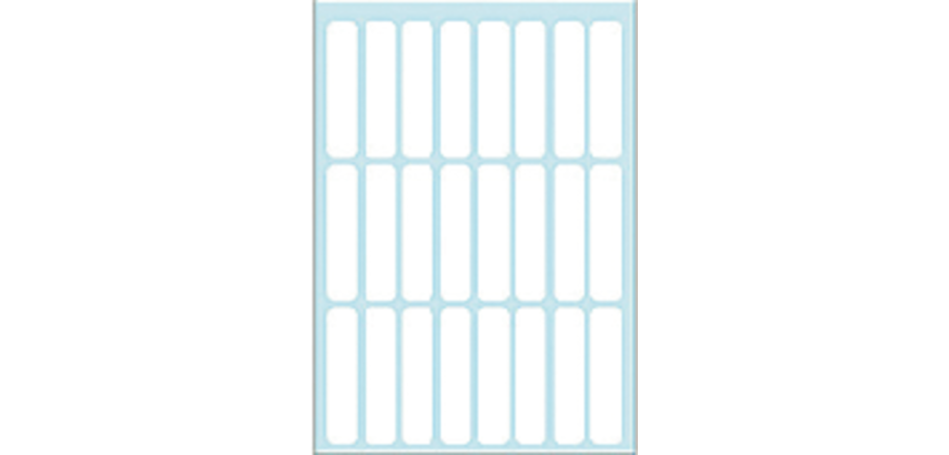 Etiket HERMA 3724 8x36mm wit 168 stuks