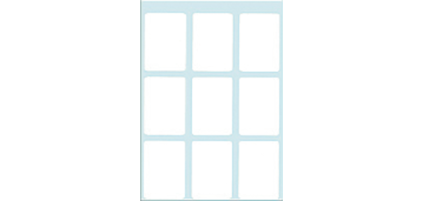 Etiket HERMA 3752 24x35mm wit 63 stuks