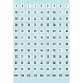 Etiquette HERMA 4128 chiffres 1-540 Ø8mm 540pcs