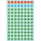 Etiquette HERMA 4129 chiffres 1-160 Ø8mm assorti 576pcs