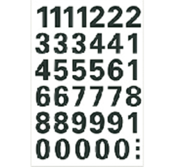 Etiquette HERMA 4164 chiffres 0-9 noir 15mm