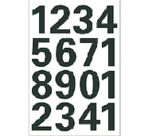 Etiquette HERMA 4168 chiffres 0-9 noir 25mm