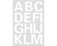 HERMA Label 4169 letters A-Z white 25mm