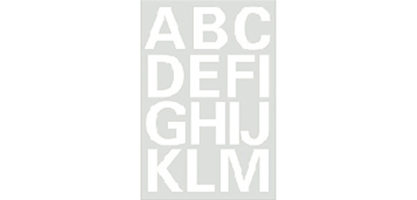 HERMA Label 4169 letters A-Z white 25mm