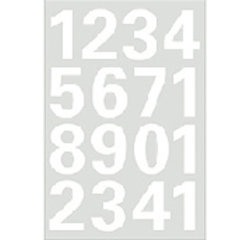 Etiquette HERMA 4170 chiffres 0-9 blanc 25mm