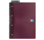 Bloc à spirale Oxford Essentials A4+ 90 feuilles 4 perfs carreau 5mm