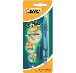 Vulpen Bic EasyClic medium blister à 1 stuk